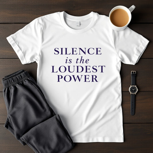 Silence Is The Loudest Power T-shirt