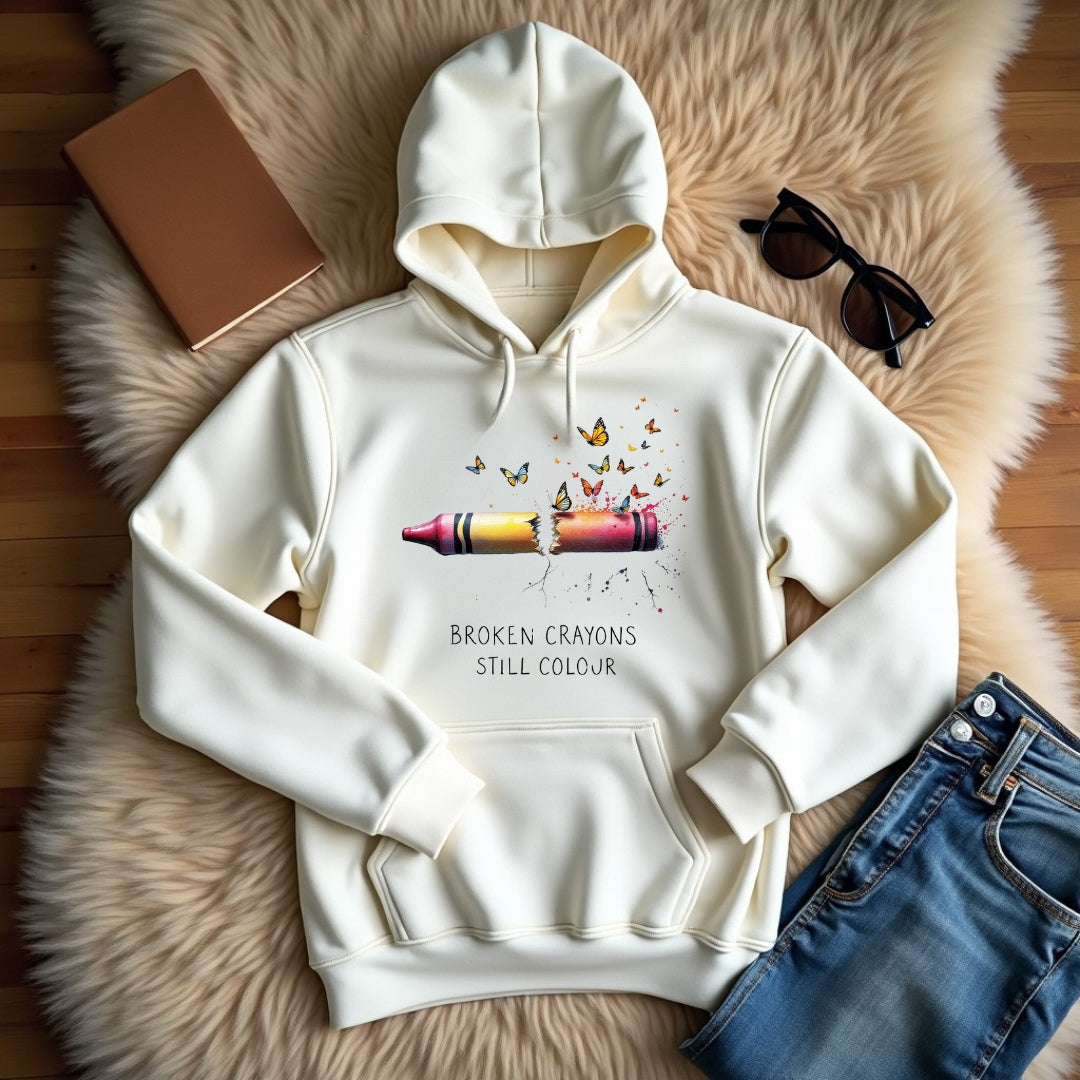 Broken Crayons Still Colour Hoodie