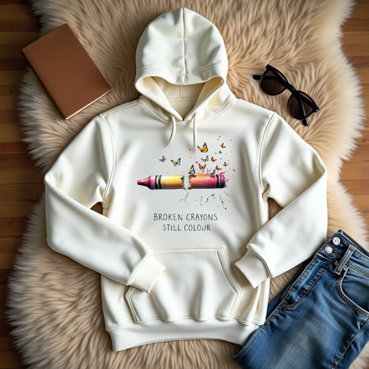 Broken Crayons Still Colour Hoodie